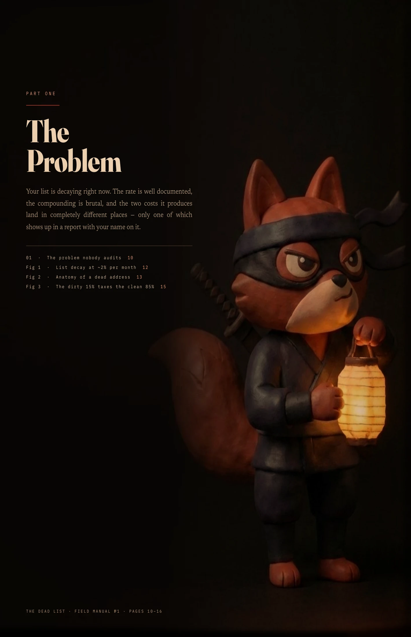 Part One cover page: The Problem Nobody Audits