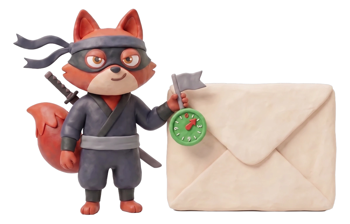 Verifox clay ninja fox illustrating catch-all scoring against Kickbox.